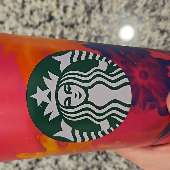 STARBUCKS 24OZ VENTI 2022 FLORAL SUMMER TUMBLER. - Picture 5 of 8